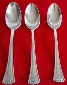 Lenox 18/8 stainless Butlers Pantry lot of 3 soup spoons 7 1/8" NM polished - Picture 1 of 4
