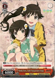 4x Friendly Sisters, Tsukihi Araragi & Karen Araragi TCG Weiss Schwarz Promo - Bild 1 von 1