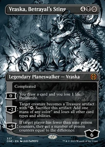 Vraska, Betrayal's Sting - Phyrexia:All Will Be One (Borderless Manga Foil) NM - Bild 1 von 1
