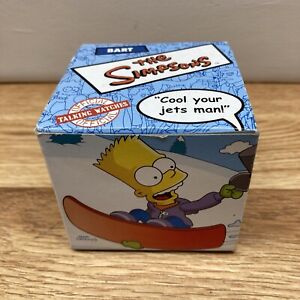The Simpsons Bart Cool Your Jets Man…Talking Watch 2002 Burger King