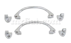 Fiat 500 600 Interior Chromed Door Handles Set New - Bild 1 von 1