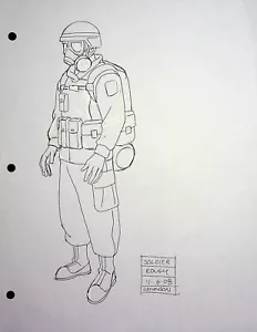 Superman Batman Public Enemies JEFF JOHNSON ART Produktion handgezeichnetes Modell - Bild 1 von 2