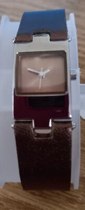 NEW LOOK Ladies Watch Metallic Bronze Strap Wristwatch. May Need New Battery - Picture 1 of 7