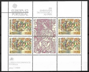Portugal 1982 Yvert S/S 36 Europe CEPT MNH VF - Picture 1 of 1