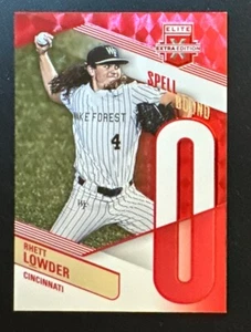 Rhett Lowder 2023 Elite Extra Edition Spellbound O #19 Cincinnati Reds - Picture 1 of 2