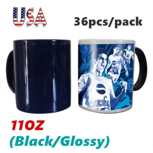 US - 36pcs 11OZ Blank 3D Sublimation Color Changing Mug Magic Cup - Black/Glossy - Picture 1 of 4