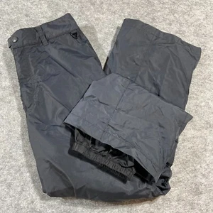 Vintage Columbia Hiking Snow Pants Mens S Black Cargo Pocket Packable Quick Dry - Picture 1 of 17