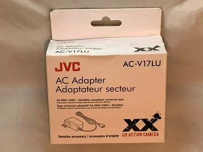 NEW JVC AC-V17LU AC Adapter for Adixxion for GC-XA1 HD Action Camera - FREE SHIP - Image 1 of 4