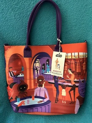 Disney Parks Harveys Seatbelt SHAG Wretched Hive Cantina Star Wars Tote Bag - Image 1 of 4