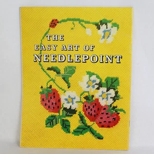 Vintage The Easy Art of Needlepoint 1973 Paperback Pattern Book - Picture 1 of 4