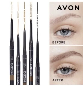 AVON MICRO LÁPIZ CEJA FINA relleno escultura definidor forma giro delineador de cejas - Imagen 1 de 5