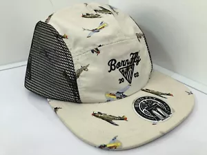 Born Fly Sombrero Segunda Guerra Mundial Aviones 5 Panel Sombrero Gorra Correa - Imagen 1 de 16