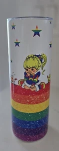 Rainbow Bright '80s Style Stainless Steel Tumbler Cup To Go Insulated - Picture 1 of 7