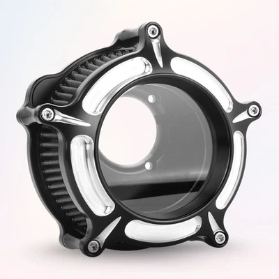 Contrast Cut See-Through Air Cleaner for Harley Fat Boy FLSTF FLHR 2000-2007 - Изображение 1 из 4