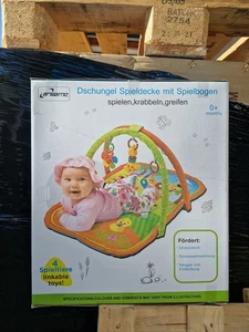 12X Restposten Sonderposten Amazon NEU WARE Dschungel Spieldecke mit Spielbogen  - Bild 1 von 3