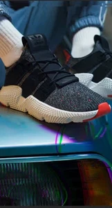 Adidas Prophere Zapatos Para Hombres 13 Núcleos Negro Solar Rojo Tenis Correr LIMPIOS-¡BONITOS! - Imagen 1 de 13