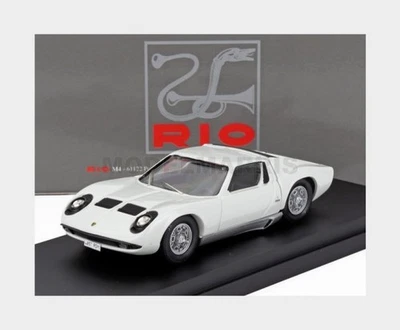 RIO-MODELS 4764 LAMBORGHINI - MIURA P400 1967 - PERSONAL CAR LITTLE TONY - WHITE - Immagine 1 di 2