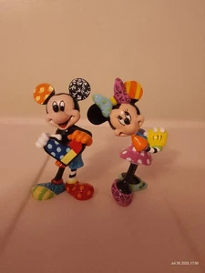 Mickey And Minnie Mouse Britto Figures - Picture 1 of 2