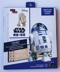 Star Wars R2-D2 Buch und 3D Holzmodell von Incredi Builds - Bild 1 von 2