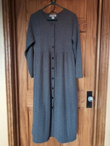 Midwest Traders langes Strickkleid Small grau - Bild 1 von 4