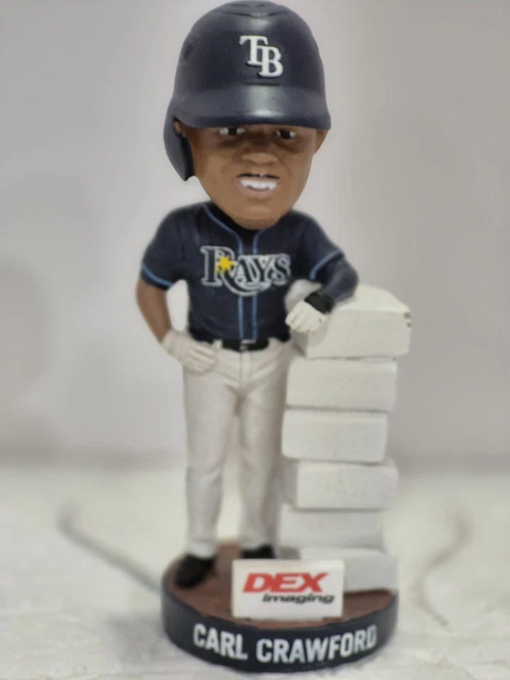 Carl Crawford Bobble-head Tampa Bay Rays - Stolen Base Record - Image 1 of 4