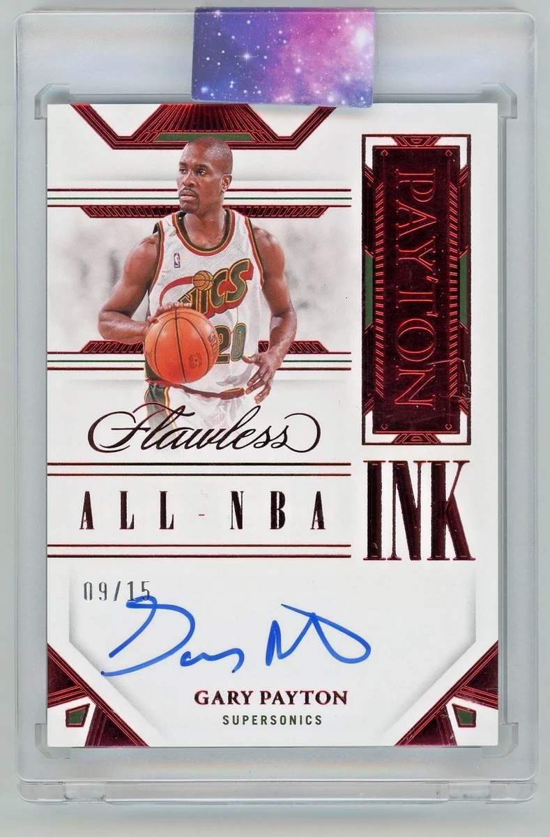 Gary Payton Autographed Basketball Trading Cards & Accessories for