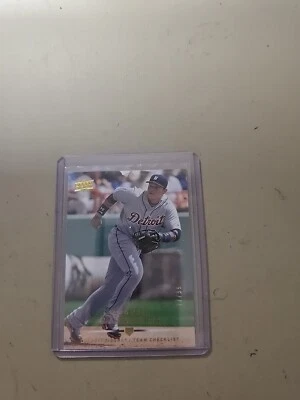 2008 MIGUEL CABRERA UPPER DECK GOLD CARD CHECKLIST CARD. DETROIT TIGERS. 77/99. - Image 1 of 2