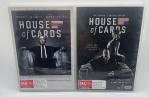 House Of Cards - Season 1 & 2 Complete Box Set Bundle (Region 4) FREE POSTAGE - Picture 1 of 4