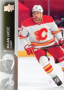 Milan Lucic 2021-22 Upper Deck Hockey Series 1 Base Card #29 Calgary Flames NHL