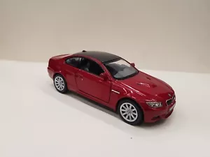 BMW m3 Scuro Rosso Kinsmart Auto Giocattolo Modello 1/36 Scala Diecast Metallo - Foto 1 di 2