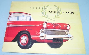 VAUXHALL VICTORF -Series 1957 Orig Market Sales Brochure 1960 Printed In UK - Picture 1 of 9