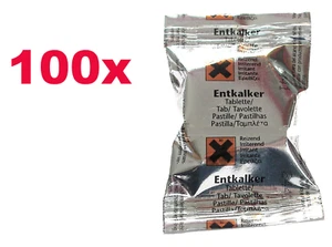 100 pastillas descalcificadoras descalcificadoras aptas. para todos Siemens EQ3 EQ5 EQ6 EQ7 EQ8 EQ9 - Imagen 1 de 4
