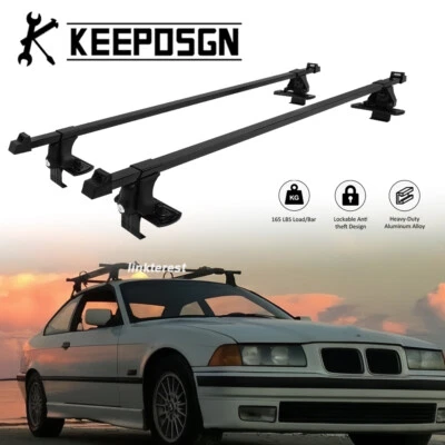 for 3 Series E36 Top Roof Racks Cross Bars Cargo Carrier Luggage Aluminum Lock - Image 1 of 4