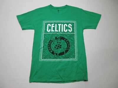 Camiseta manga corta Boston Celtics para hombre con logotipo calce regular cuello redondo talla S verde Foto 1 de 4