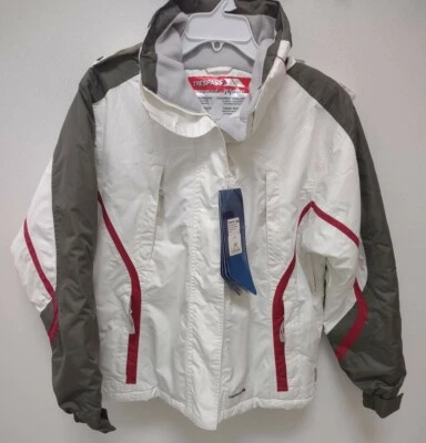 NWT TRESPASS WOMEN HOODED SKI SNOWBOARD WATER WIND PROOF COLD/HEAT JACKET SZ L - Image 1 of 4