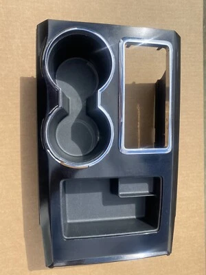 2009-2014 Ford F-150 Shifter Bezel Center Console Cup Holder Black OEM - Image 1 of 4