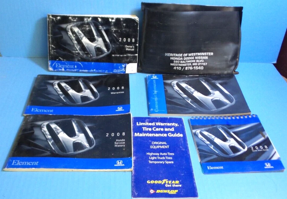 Руководство пользователя 08 2008 Honda Element - Изображение 1 из 1