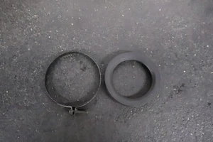 KAWASAKI 1998 - 2003 ZX900 ZX9R NINJA AIR INTAKE DUCT FILTER CASE SEAL & CLAMP - Picture 1 of 8