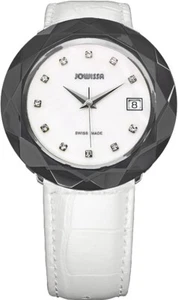 Jowissa Safira 99 Women's Watch with Analogue Display & White Leather Strap - Picture 1 of 1