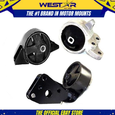 Juego de 3 piezas de montaje de motor y transmisión para Nissan Sentra/200SX/NX 1,6 L automático Foto 1 de 4