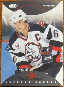 1996-97 Donruss Canadian Ice Red Press Proofs Pat LaFontaine #11 #’d /750 - Picture 1 of 2