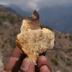 HIMALAYAN LEMURIAN SEED SMOKY NIRVANA ICE QUARTZ ABUNDANCE CRYSTAL CLUSTER. - Picture 1 of 10