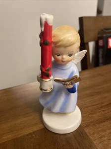 Libro de velas coro ángel niño sosteniendo oro recortado zurdo? 5,5” - Imagen 1 de 9