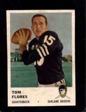 1961 FLEER #188 TOM FLORES EX (RC) RAIDERS HOF NICELY CENTERED *X93807