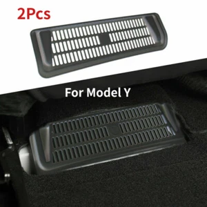 Cubierta de filtro de admisión de ventilación de flujo de protección de aire para asiento de automóvil 2 piezas para Tesla modelo Y - Imagen 1 de 7