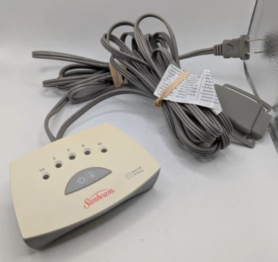 Sunbeam Holmes 3 Prong Electric Blanket Controller A02-TC-05U1 Style Y85 - Image 1 of 2