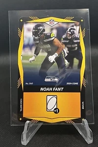 2024 Uno Elite Noah Fant #60 Yellow Base Seattle Seahawks - Picture 1 of 2