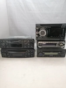 Job lot 5x CAR RADIO STEREO UNITS - Sony x2, Blaupunkt & Mercedes x2 - UNTESTED - Picture 1 of 12