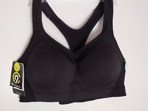 CHAMPION DUO DRY MEDIUM SUPPORT WIREFREE SIZE MEDIUM BLACK LINED CUPS NWT.