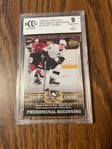 2005-06 Sidney Crosby Phenomenal Beginnings #2 Rookie Card BCCG 9